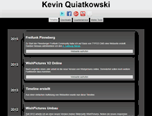 Tablet Screenshot of kevinquiatkowski.de